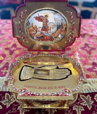 В Свято-Екатерининский кафедральный собор прибудет частица мощей святого Георгия Победоносца